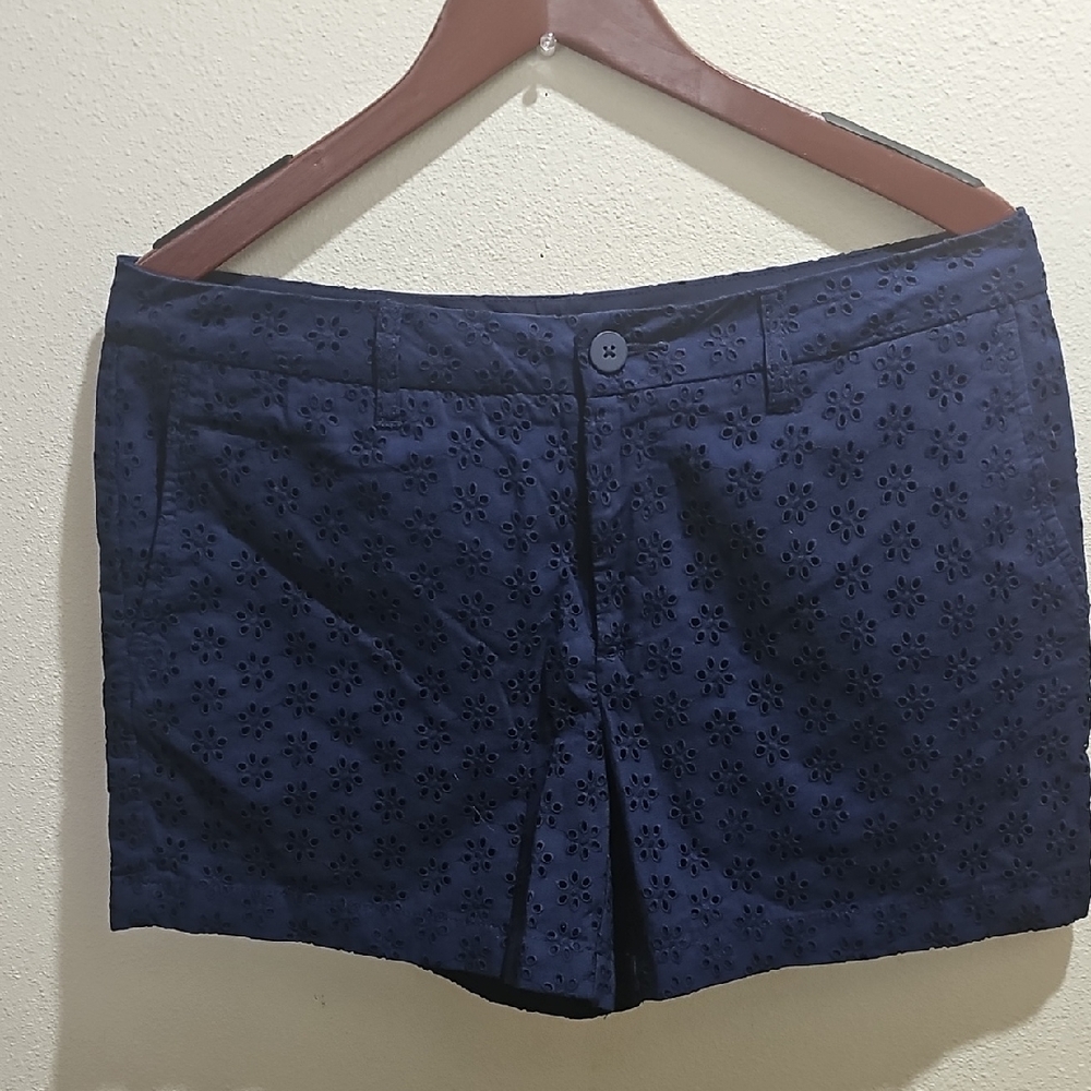 Faded Glory Dark Blue Eyelet Women's Shorts